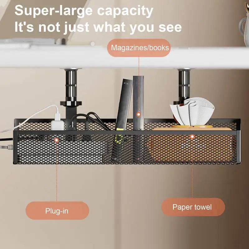 Under-Desk Cable Management Tray | Office | Luvasmr - Satisfyingly Organised
