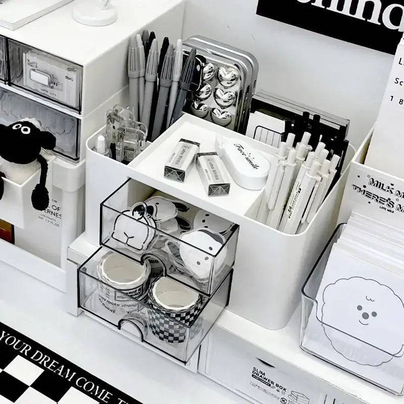 Square Penholder Storage Box | Office | Luvasmr - Satisfyingly Organised