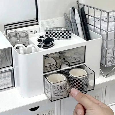 Square Penholder Storage Box | Office | Luvasmr - Satisfyingly Organised