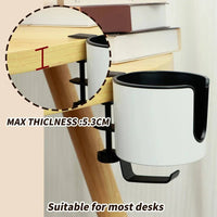 Table Clip-On Cup Holder | Office | Luvasmr - Satisfyingly Organised