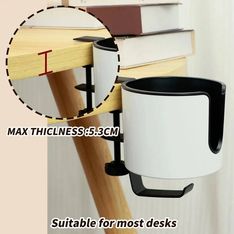 Table Clip-On Cup Holder | Office | Luvasmr - Satisfyingly Organised