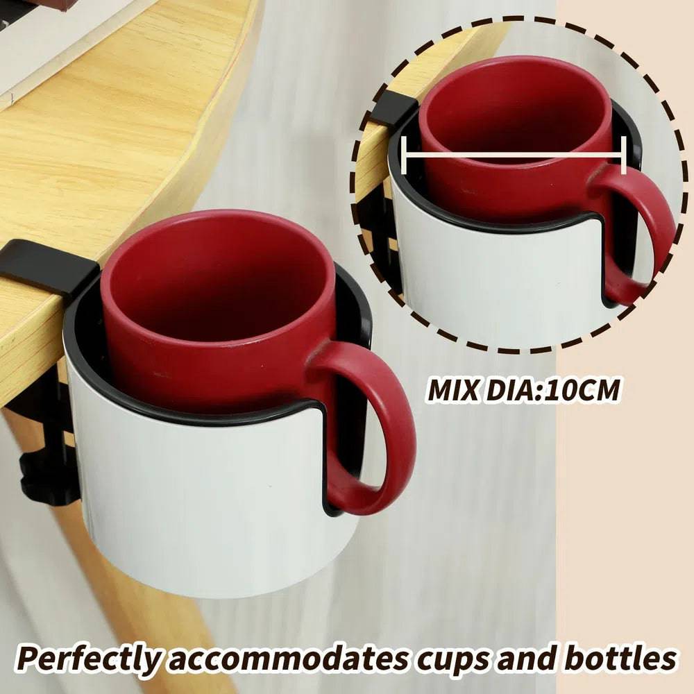 Table Clip-On Cup Holder | Office | Luvasmr - Satisfyingly Organised