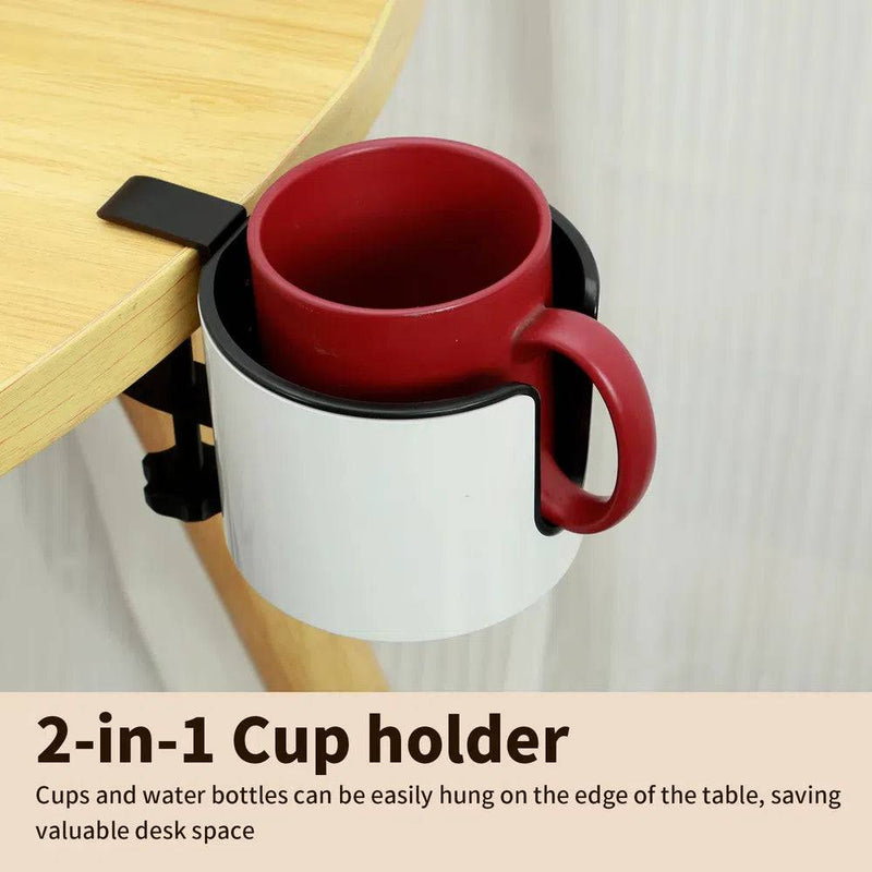 Table Clip-On Cup Holder | Office | Luvasmr - Satisfyingly Organised