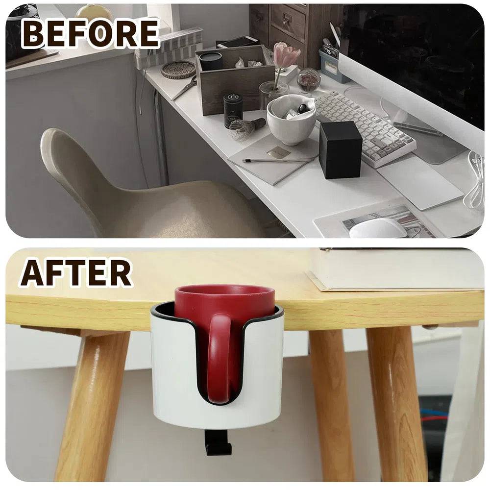 Table Clip-On Cup Holder | Office | Luvasmr - Satisfyingly Organised