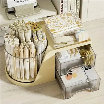 360° Rotating Multi-Function Desk Organiser | Office | Luvasmr - Satisfyingly Organised