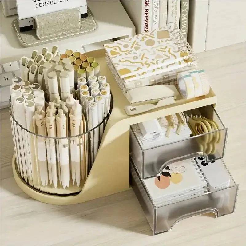 360° Rotating Multi-Function Desk Organiser | Office | Luvasmr - Satisfyingly Organised