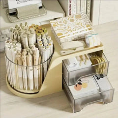 360° Rotating Multi-Function Desk Organiser | Office | Luvasmr - Satisfyingly Organised