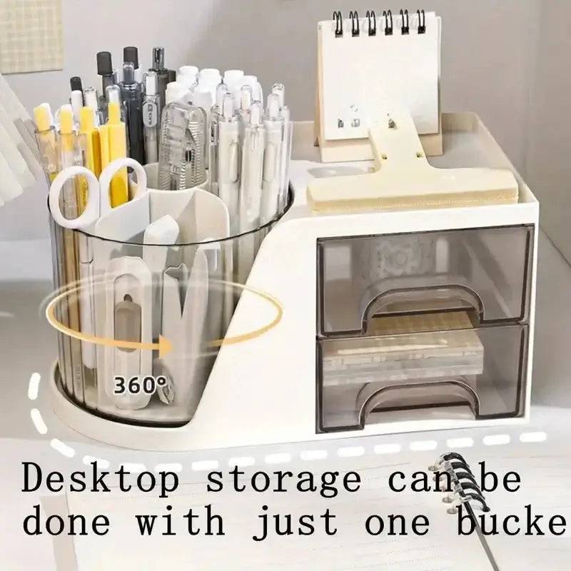 360° Rotating Multi-Function Desk Organiser | Office | Luvasmr - Satisfyingly Organised