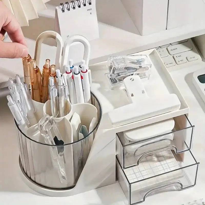 360° Rotating Multi-Function Desk Organiser | Office | Luvasmr - Satisfyingly Organised