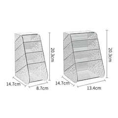 Plastic Oblique Insertion Pen Holder Multifunctional Plastic Desktop Storage Box Transparent Stationery Organizer School Office |  | Luvasmr - Satisfyingly Organised