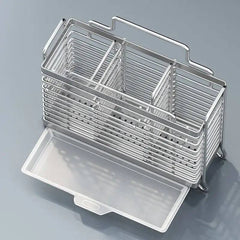 Kitchen Hanging Stainless Steel Chopsticks Spoons Fork Cutlery Holder Organizer Rack Drainer Storage Accessories Items |  | Luvasmr - Satisfyingly Organised