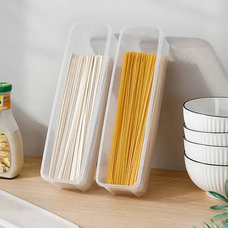 Kitchen Noodle Spaghetti Container Household Cereal Preservation Storage Box with Cover Spaghetti Box Kitchen Food Container |  | Luvasmr - Satisfyingly Organised