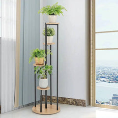 GOFLAME Indoor Metal Plant Stand, 125 cm Tall Corner Plant Shelf for Potted Plant |  | Luvasmr - Satisfyingly Organised