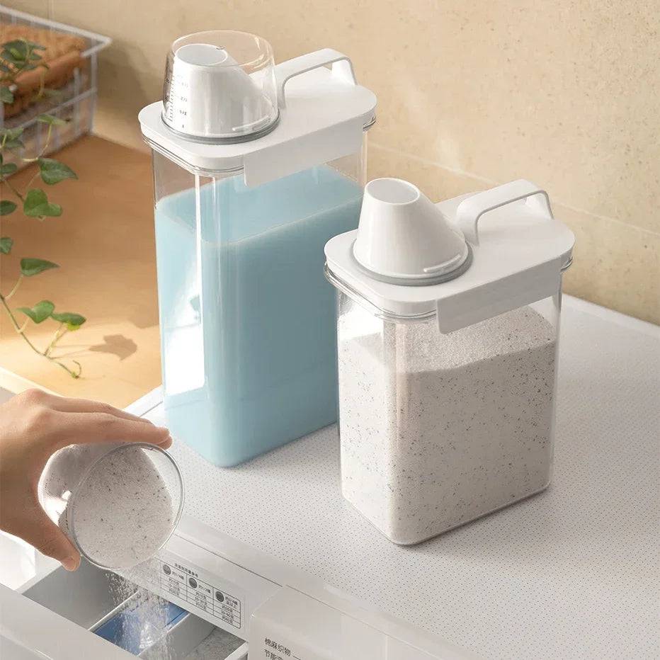 Refillable Laundry Detergent Dispenser | Utility Room | Luvasmr - Satisfyingly Organised