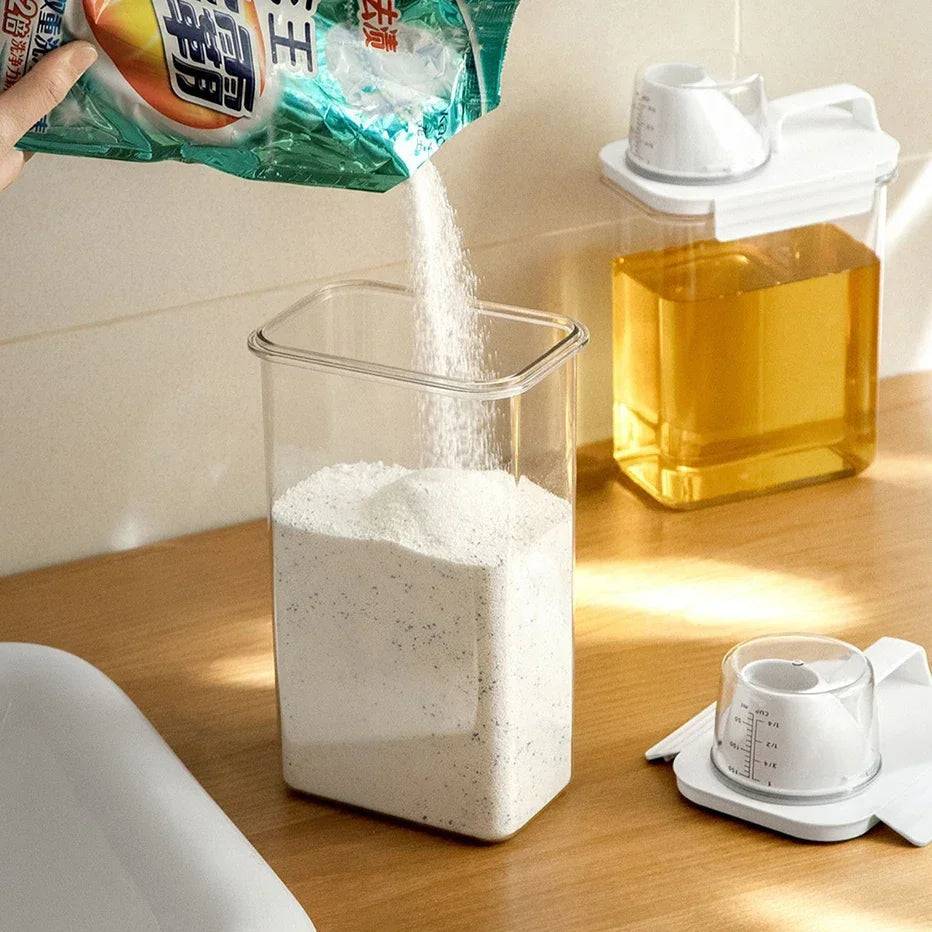 Refillable Laundry Detergent Dispenser | Utility Room | Luvasmr - Satisfyingly Organised