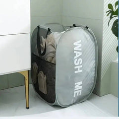 Durable Folding Simple Laundry Basket | Utility Room | Luvasmr - Satisfyingly Organised