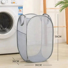 Durable Folding Simple Laundry Basket | Utility Room | Luvasmr - Satisfyingly Organised