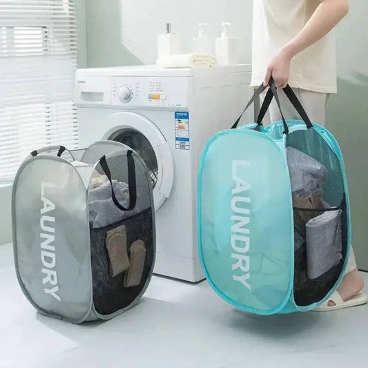 Durable Folding Simple Laundry Basket | Utility Room | Luvasmr - Satisfyingly Organised