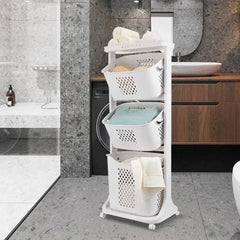 3-Layer Rolling Storage Basket | Utility Room | Luvasmr - Satisfyingly Organised