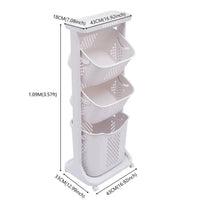 3-Layer Rolling Storage Basket | Utility Room | Luvasmr - Satisfyingly Organised