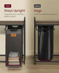 Laundry Basket with Shelves and Wheels | Utility Room | Luvasmr - Satisfyingly Organised