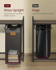 Laundry Basket with Shelves and Wheels | Utility Room | Luvasmr - Satisfyingly Organised