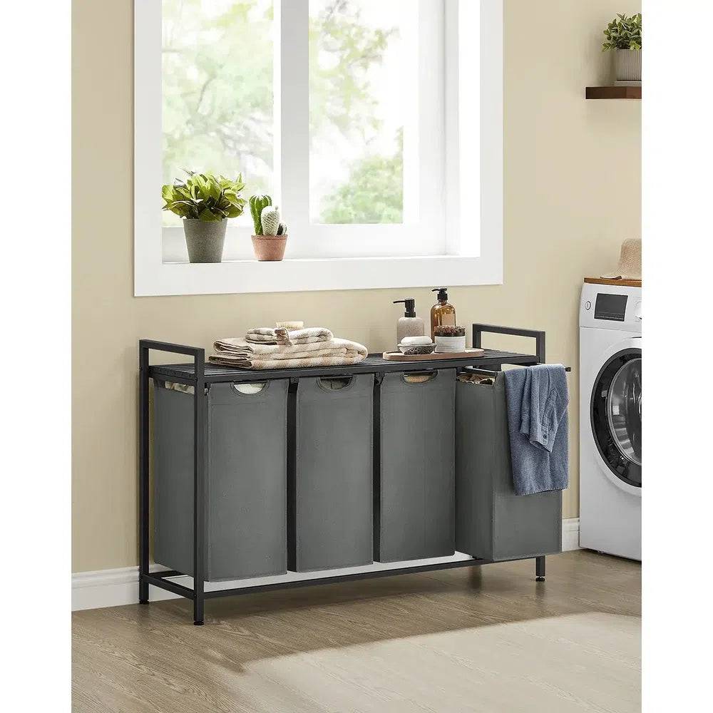 Multi-Compartment Laundry Hamper | Utility Room | Luvasmr - Satisfyingly Organised
