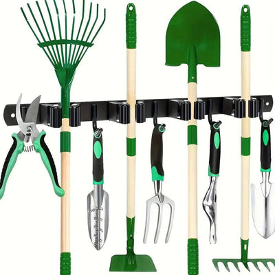 Wall-Mounted Mop & Broom Organiser | Utility Room | Luvasmr - Satisfyingly Organised