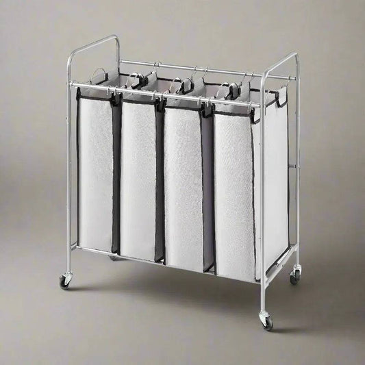 Wheeled Laundry Sorter Cart | Utility Room | Luvasmr - Satisfyingly Organised