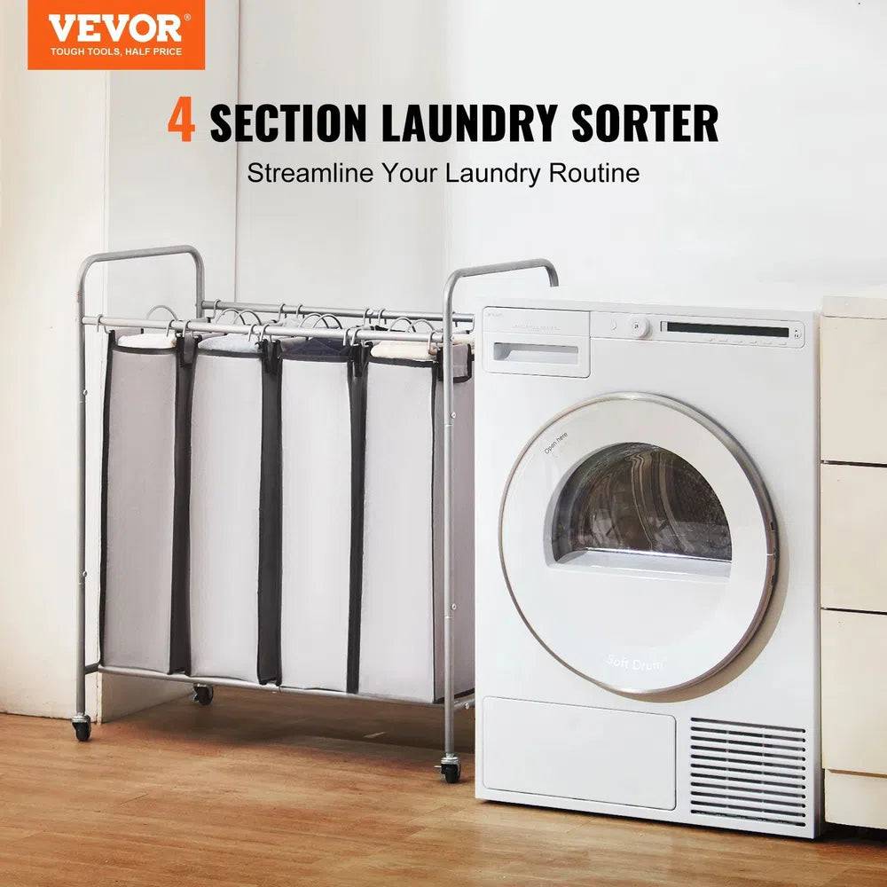 Wheeled Laundry Sorter Cart | Utility Room | Luvasmr - Satisfyingly Organised