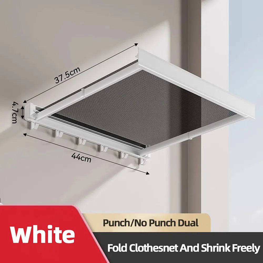 Foldable Clothes and Hat Rack with Hooks | Utility Room | Luvasmr - Satisfyingly Organised