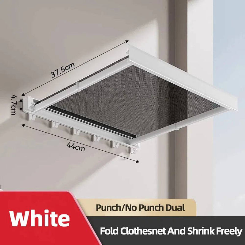 Foldable Clothes and Hat Rack with Hooks | Utility Room | Luvasmr - Satisfyingly Organised