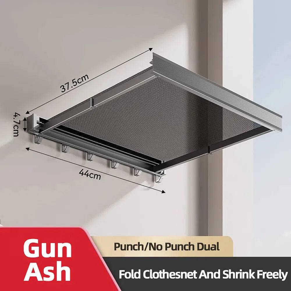 Foldable Clothes and Hat Rack with Hooks | Utility Room | Luvasmr - Satisfyingly Organised