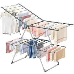 Stainless Steel Drying Rack with 2 Levels | Utility Room | Luvasmr - Satisfyingly Organised