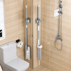 Wall-Mounted Mop and Broom Storage Rack | Utility Room | Luvasmr - Satisfyingly Organised