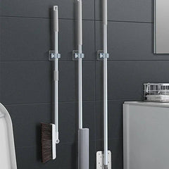 Wall-Mounted Mop and Broom Storage Rack | Utility Room | Luvasmr - Satisfyingly Organised