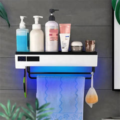 Towel Hanging Rack Wall Dryer Living Room Hanger Electric Storage Shelf |  | Luvasmr - Satisfyingly Organised