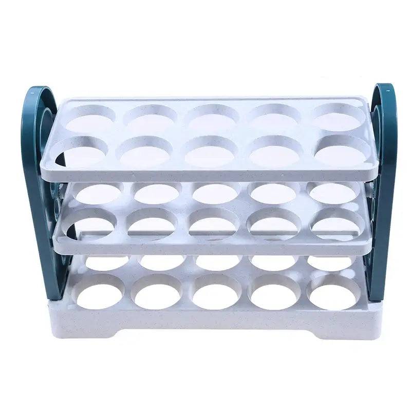 Egg Storage Container Large Capacity Egg Refrigerator Tray For Household Easy To Use Fridge Flip Egg Fresh-Keeping Case Holder |  | Luvasmr - Satisfyingly Organised