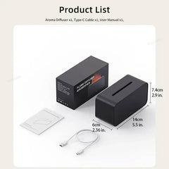 New Simulation Flame Aromatherapy Machine Mini Air Humidifier LED Colorful Light Timer Humidifier Home Perfume Diffuser |  | Luvasmr - Satisfyingly Organised
