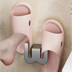 No Punching Bedroom Neat Storage Shoe Drying Slippers Rack Bathroom Rack Slipper Hook Toilet Drainage Rack Wall Mounted |  | Luvasmr - Satisfyingly Organised