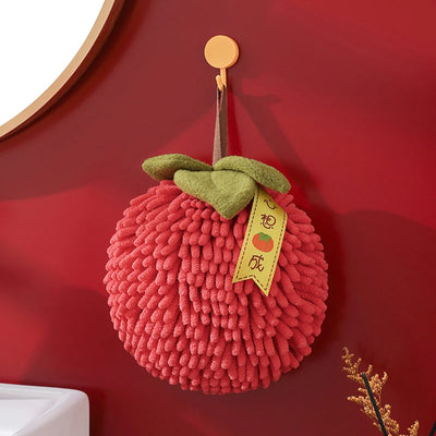 Chenille Hand Towel with Hanging Loop