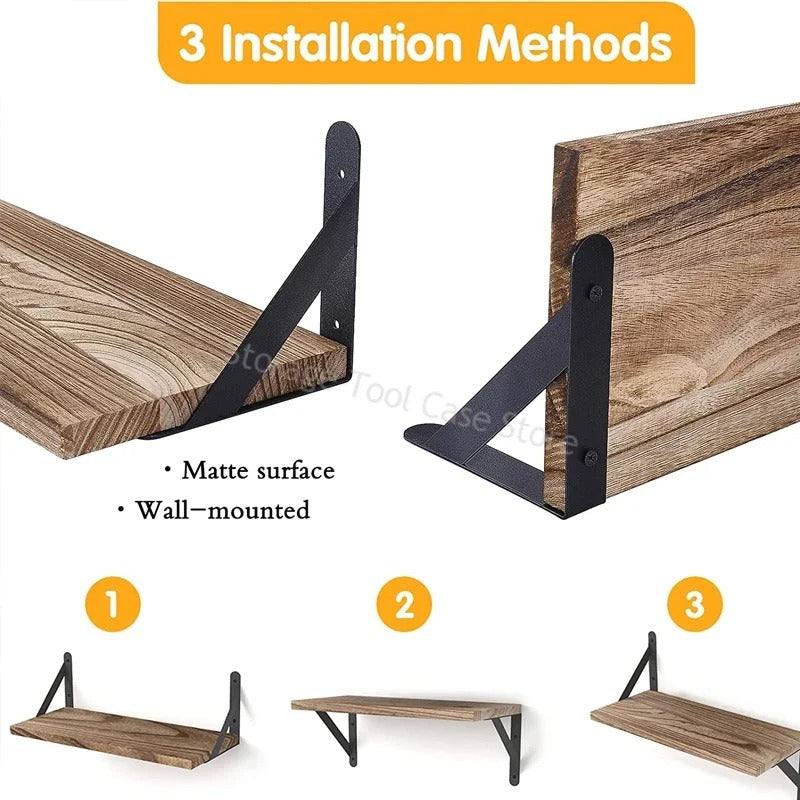 Rustic Minimalist Wall Floating Shelf