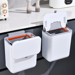 Smart Slide Lid Hanging Trash Can