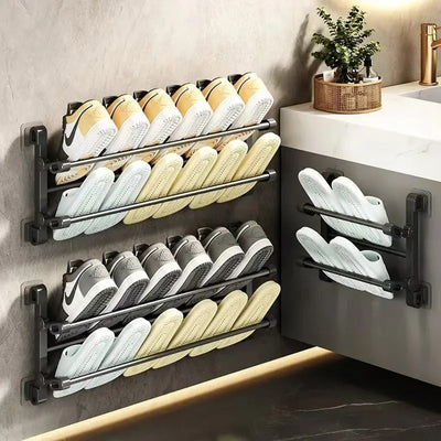 Wall-Mounted Non-Perforated Shoe Rack - Luvasmr