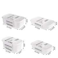 Fridge Crisper Refrigerator Food Storage Containers - Luvasmr