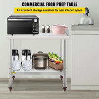 Kitchen Stainless Steel Roller Work Table