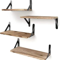 Rustic Minimalist Wall Floating Shelf