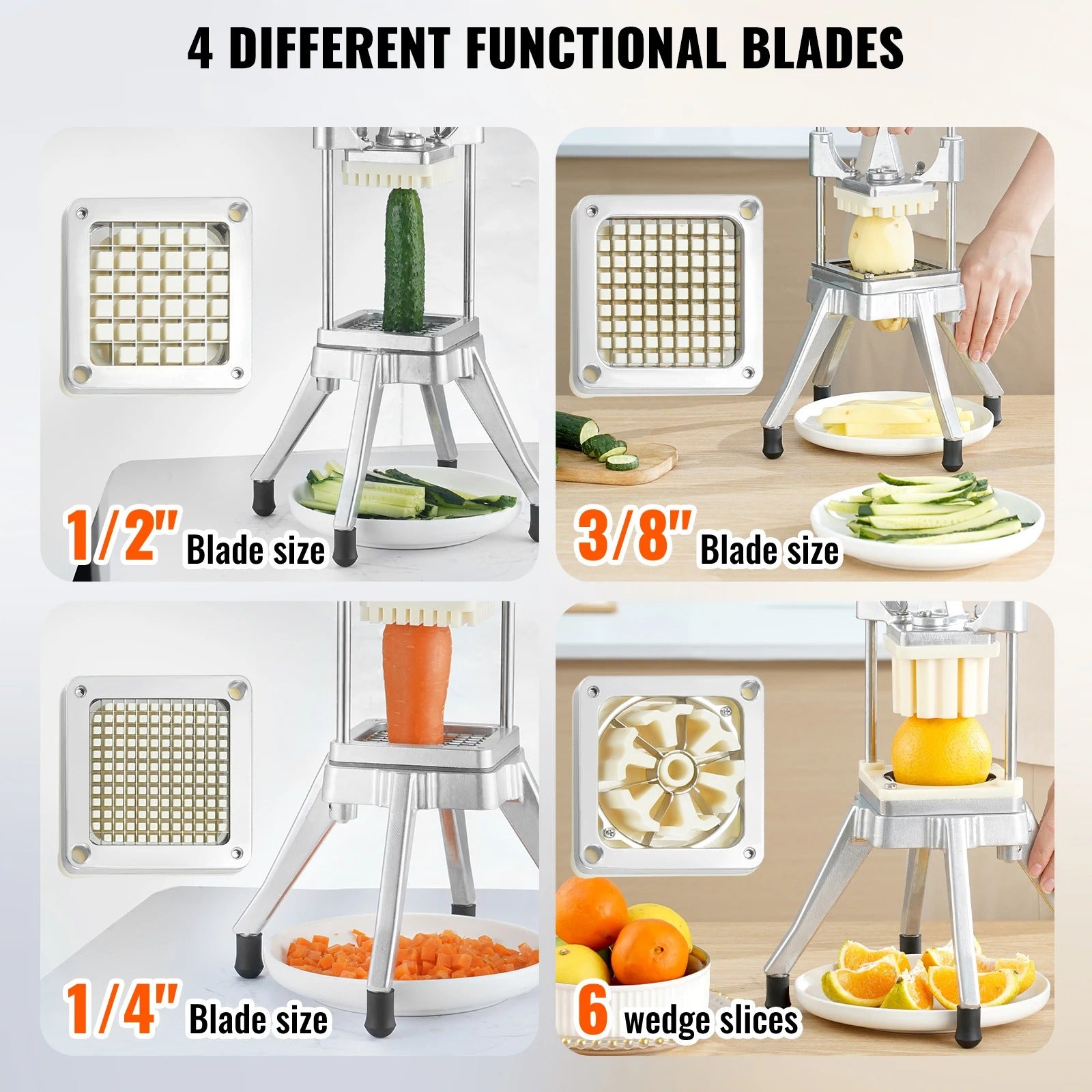 Manual Fruit Vegetable Dicer Cutter
