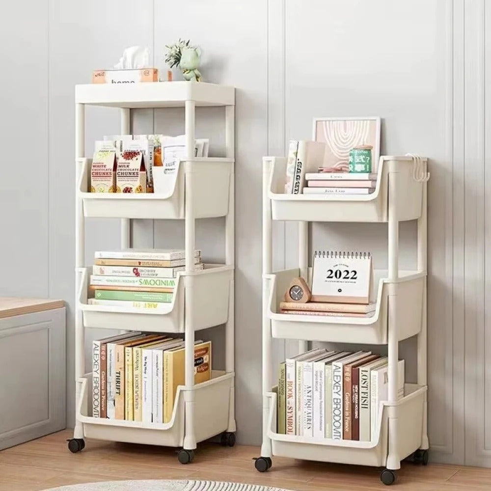 Multifunctional Trolley Storage Rack