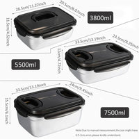 Stainless Steel Refrigerator Freezer Lunch Box